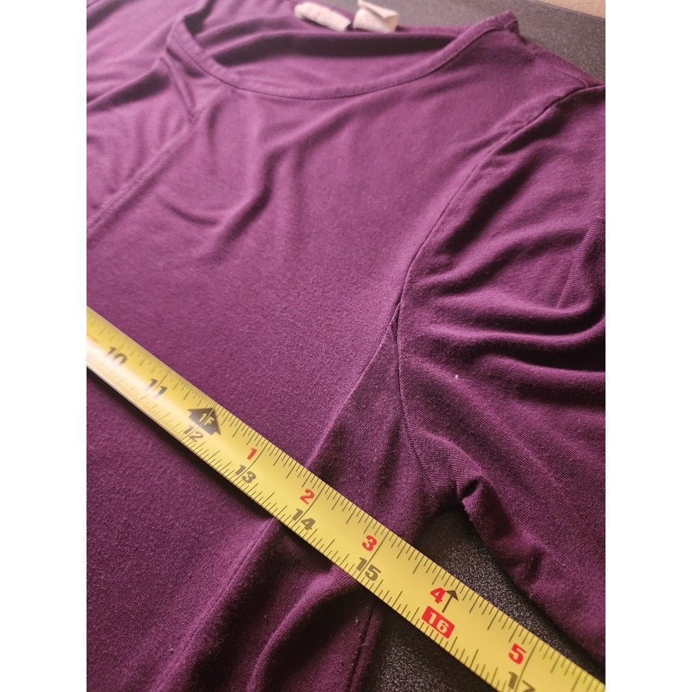 Vintage Sigrid Olsen Purple Rayon Midi Dress - 90s Whimsigoth Cottagecore Medium - Picture 8 of 8